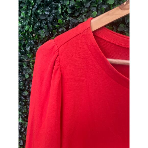 Loft Orange Long sleeve Blouse, size M - Picture 3 of 7